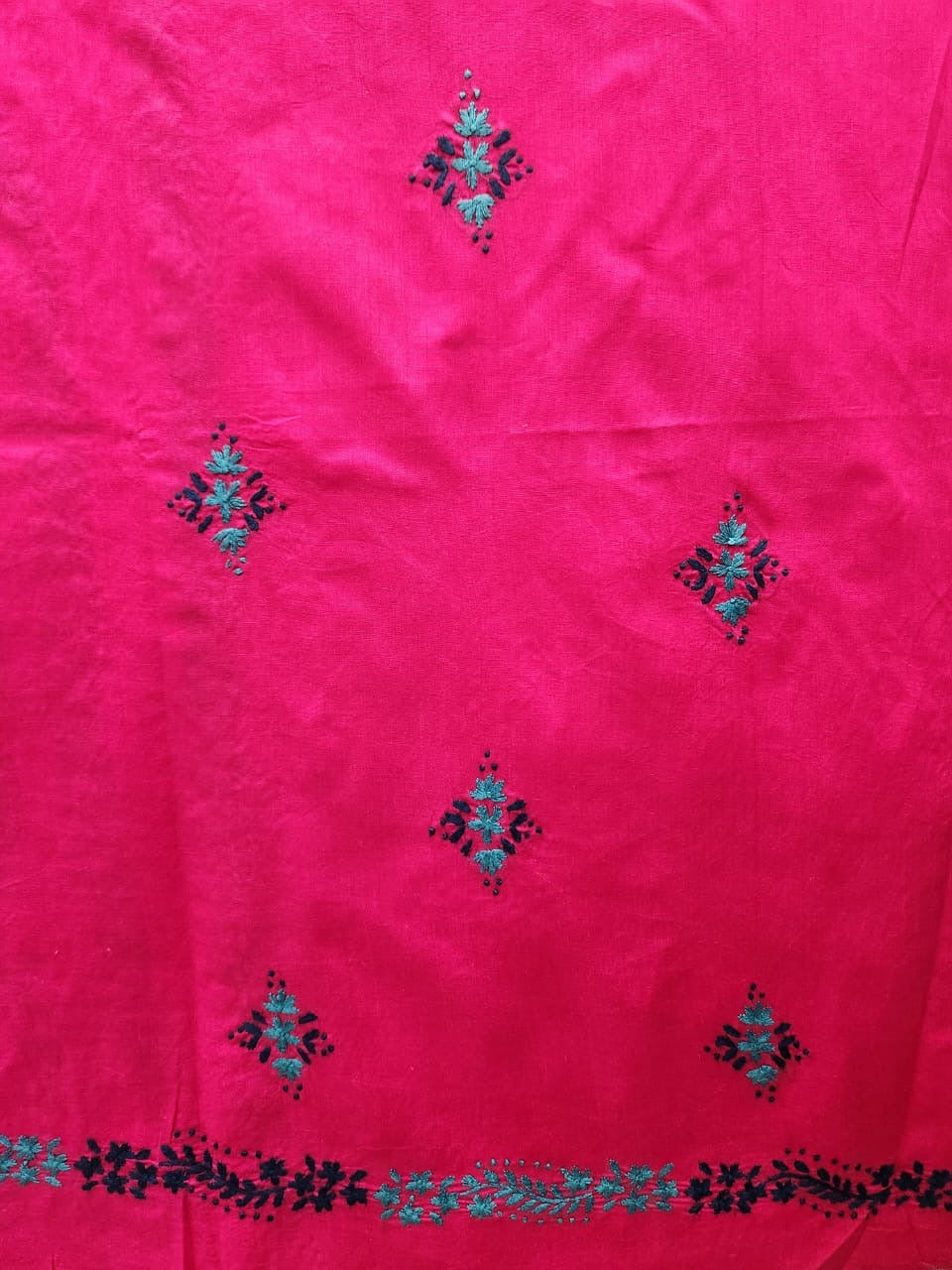 Lawn hand embroidered shirt