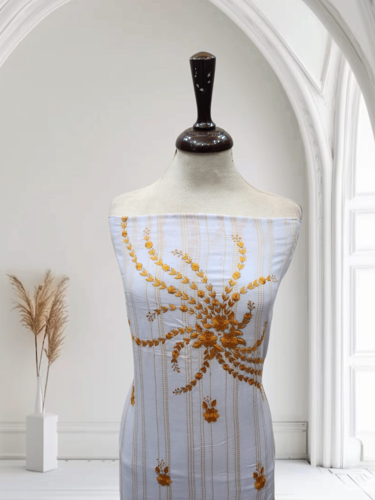 Branded fancy lawn hand embroidered stylish shirt