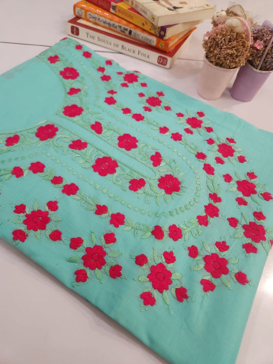Lawn hand embroidered shirt