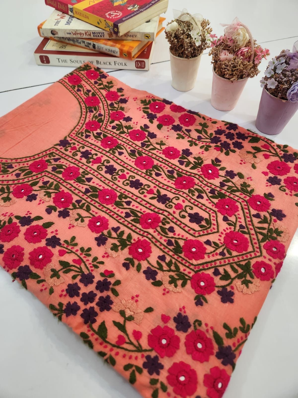 Most demanding lawn hand embroidered shirt