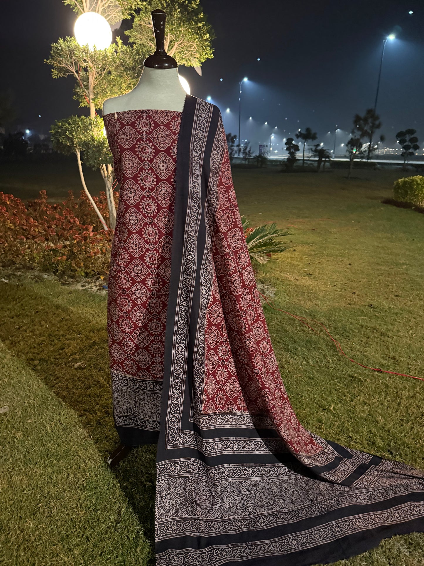 Lawn Natural dyed shirt and dupatta