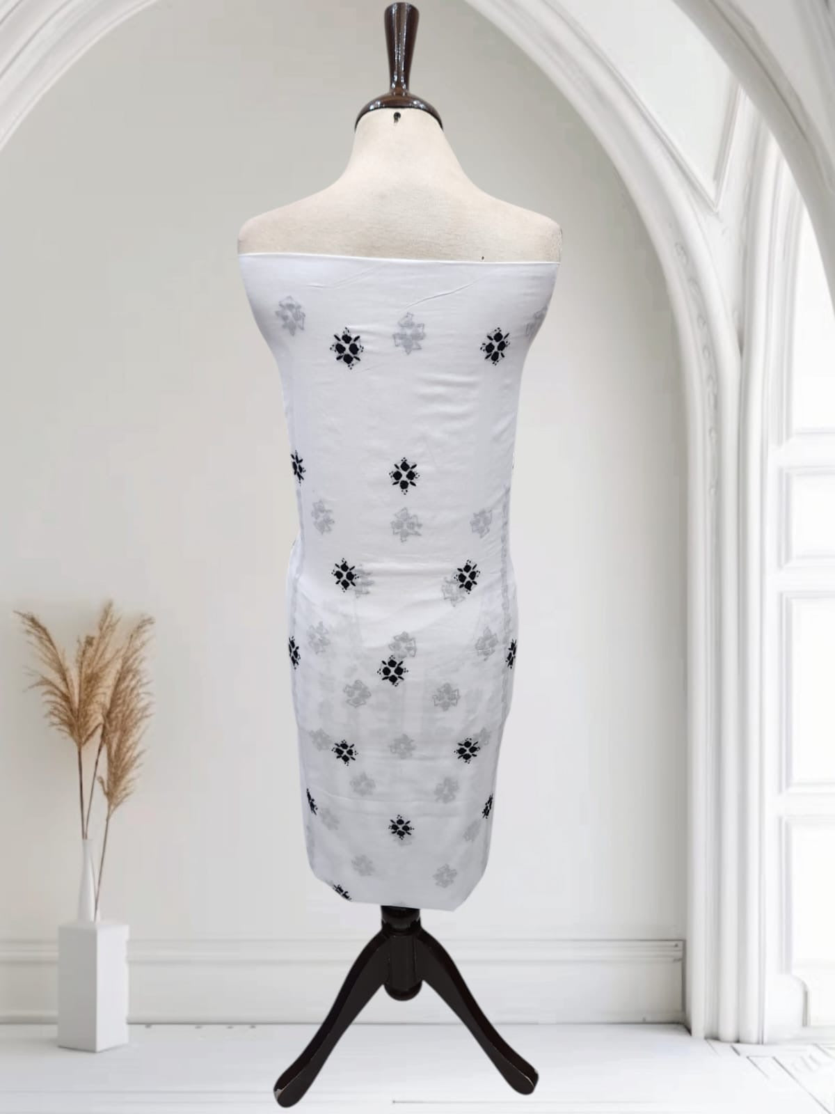 Beautiful lawn hand embroidered shirt
