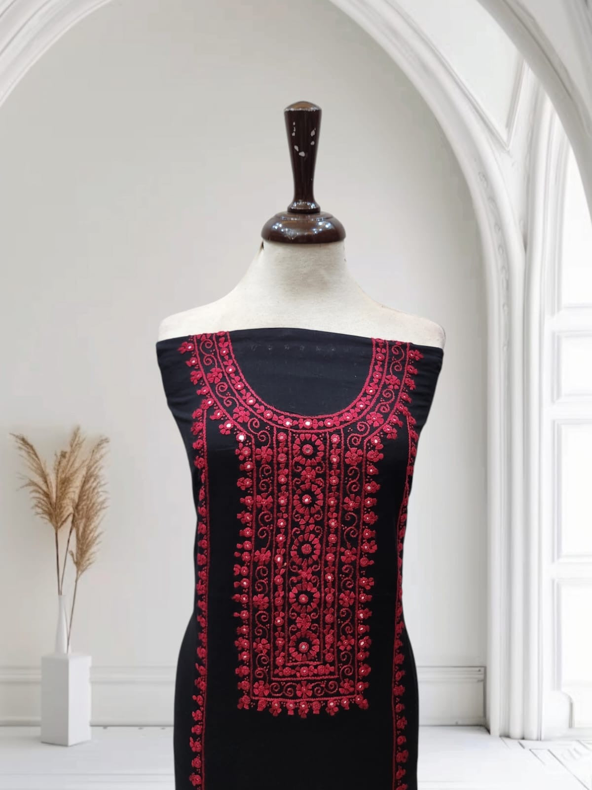 Mirror Lover hand embroidered lawn shirt
