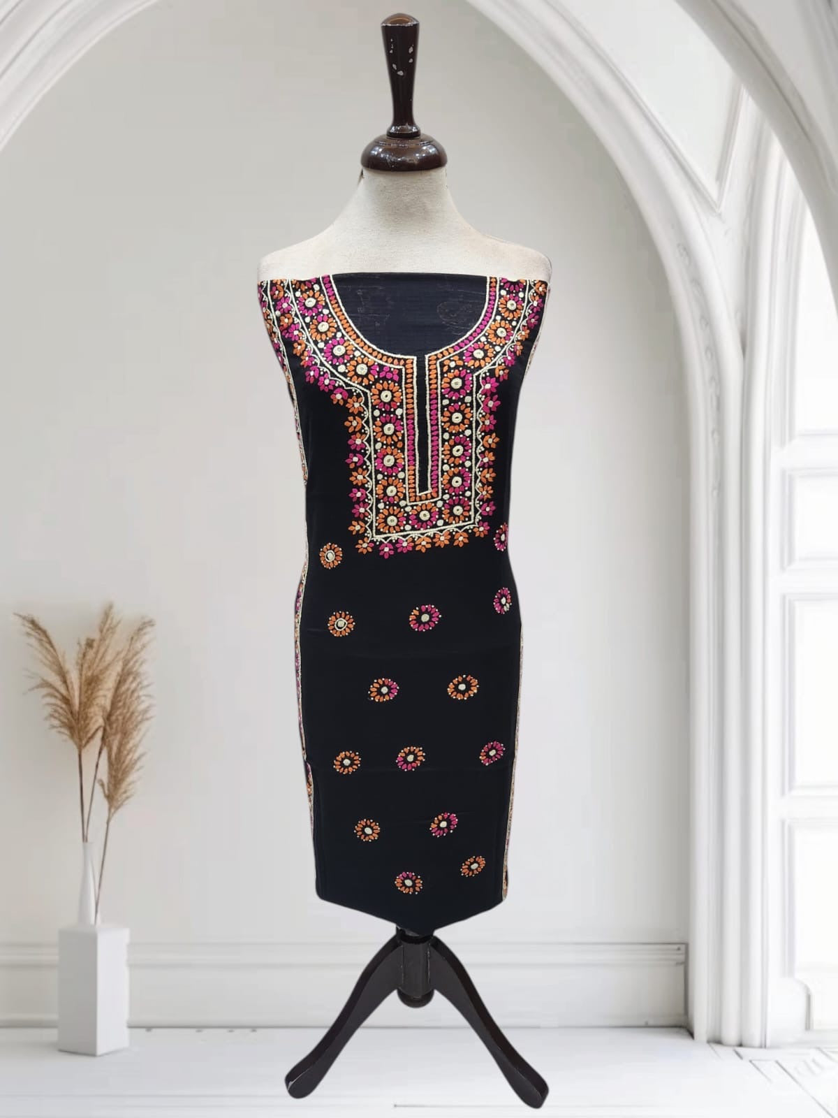 Doria lawn hand embroidered shirt