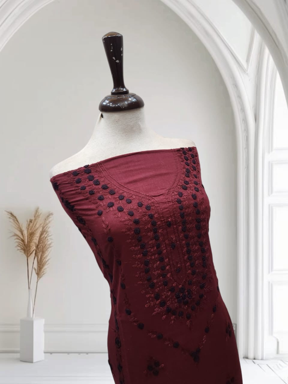 Maroon lawn budget shirt
