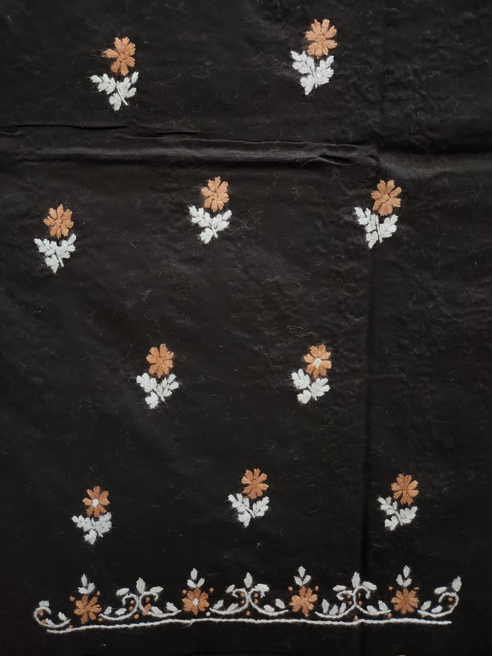 Lawn hand embroidered shirt