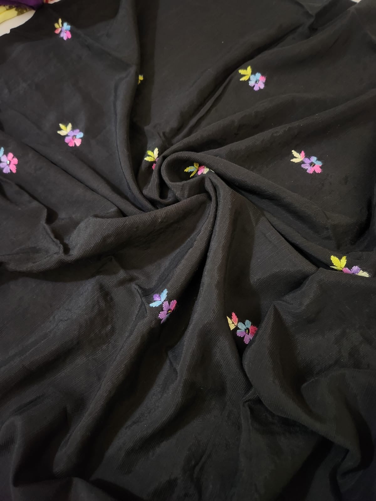 Raw Silk Tarkashi with thread and cut dana Eid Collection