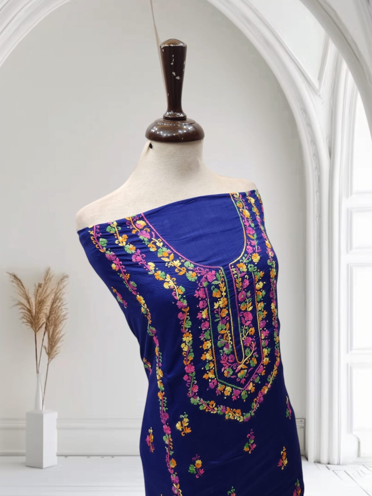 Most demanding lawn hand embroidered shirt