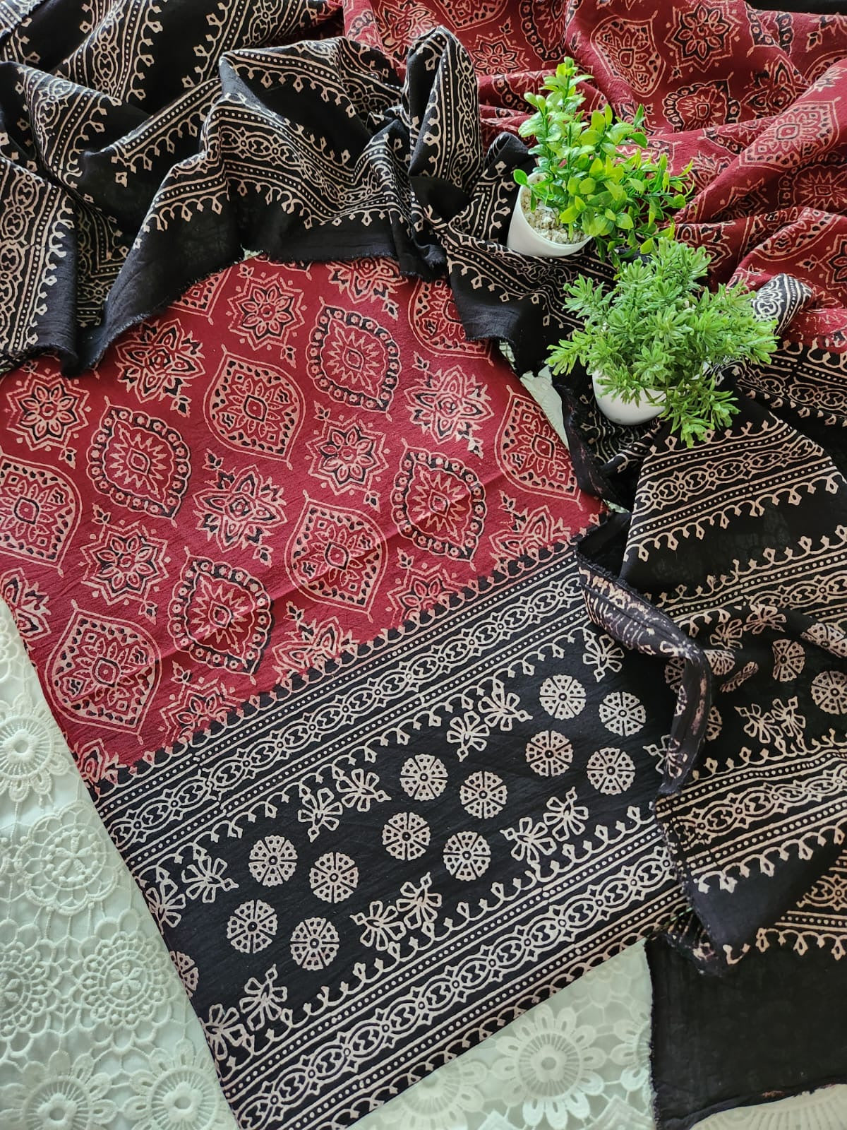 Lawn natural dyed 2pc advance payment