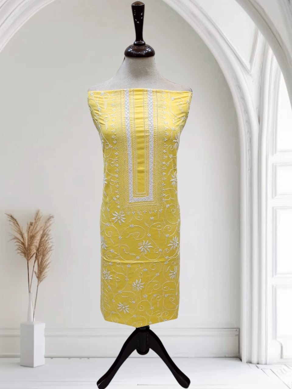 Tarkashi lawn hand embroidered shirt