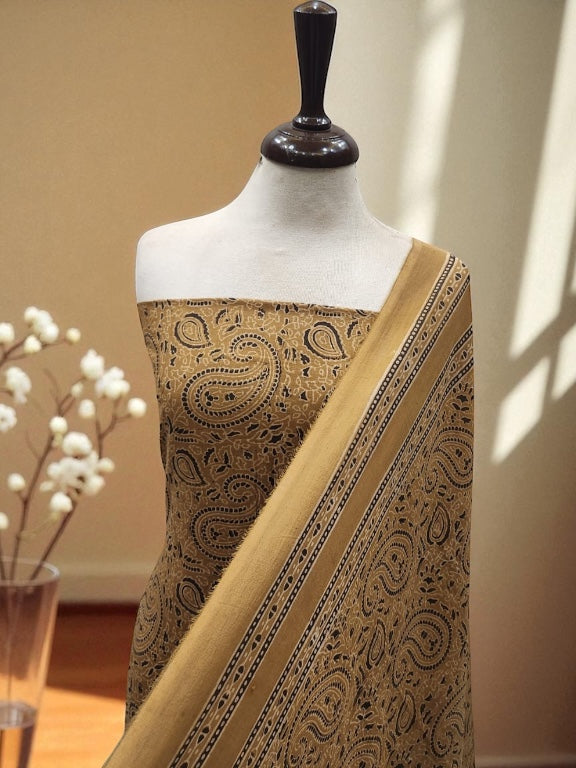 Natural dyed lawn 2pc Mustard
