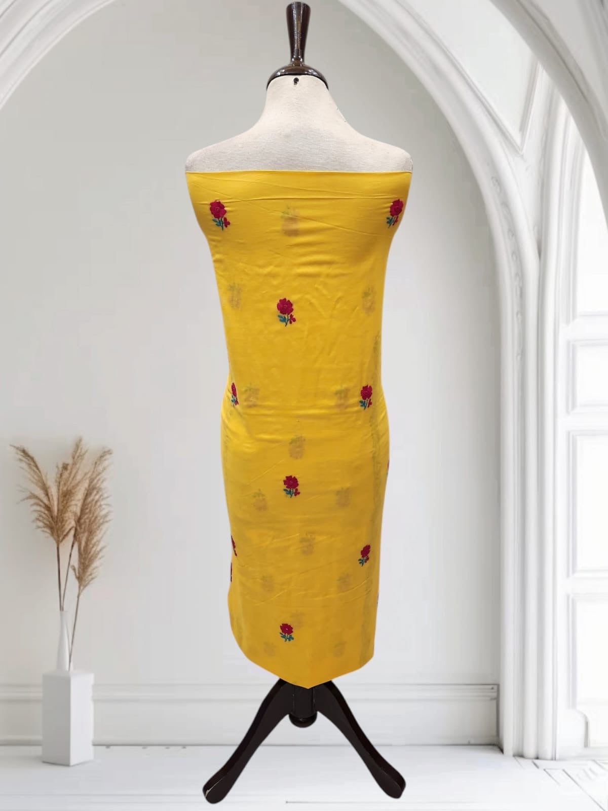 Best for basant Lawn hand embroidered shirt