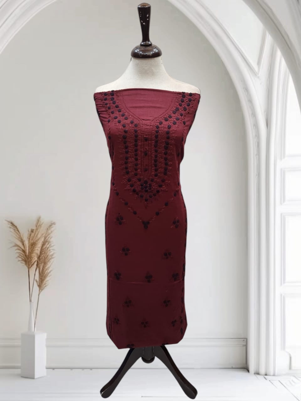 Maroon lawn budget shirt