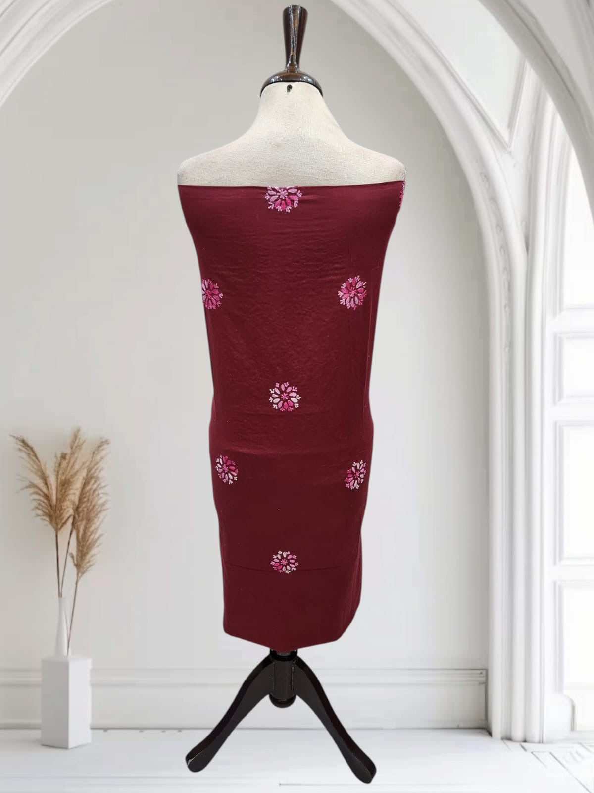 Lawn hand embroidered Jaal Shirt