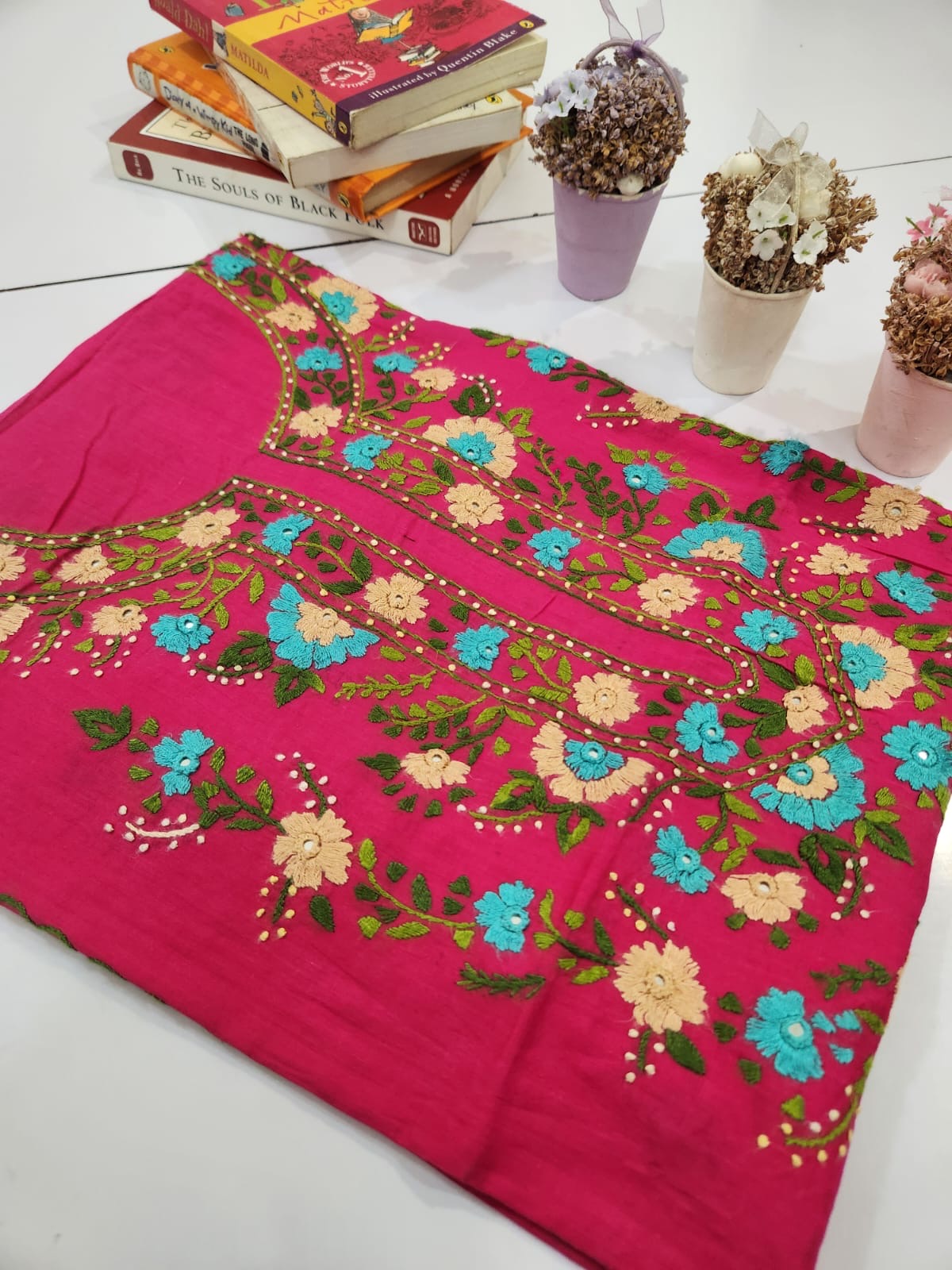 Heavy embroidered lawn hand embroidered shirt