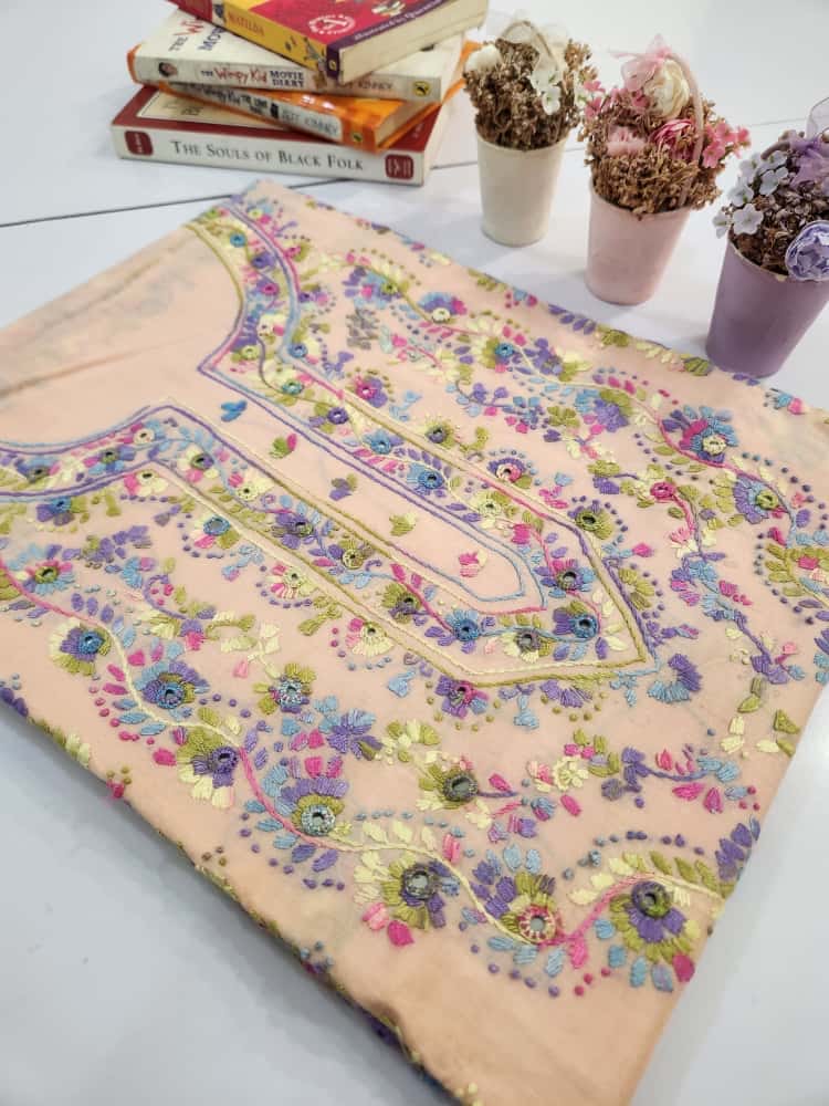 Most Demanding Lawn hand embroidered shirt