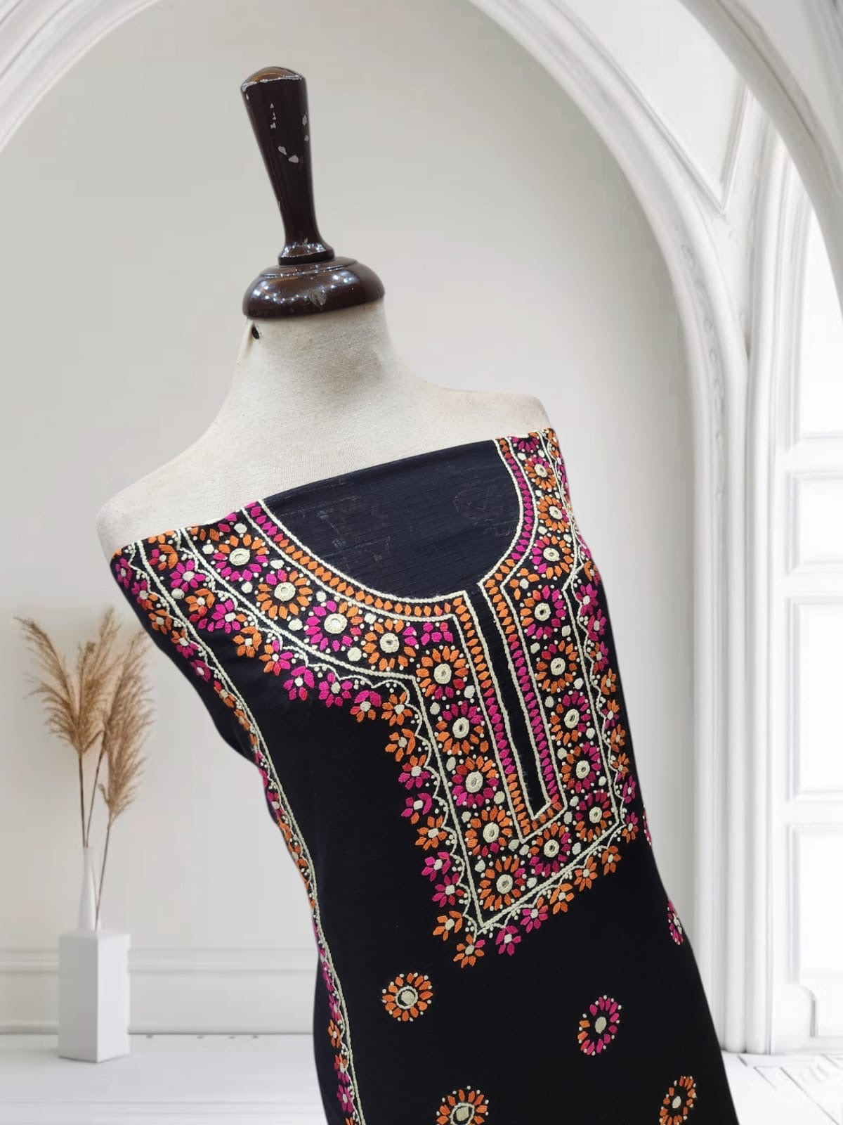 Doria lawn hand embroidered shirt