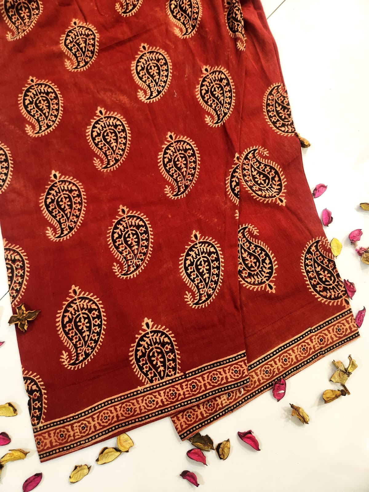 Redish Maroon Farshi Shalwar Medium to Large