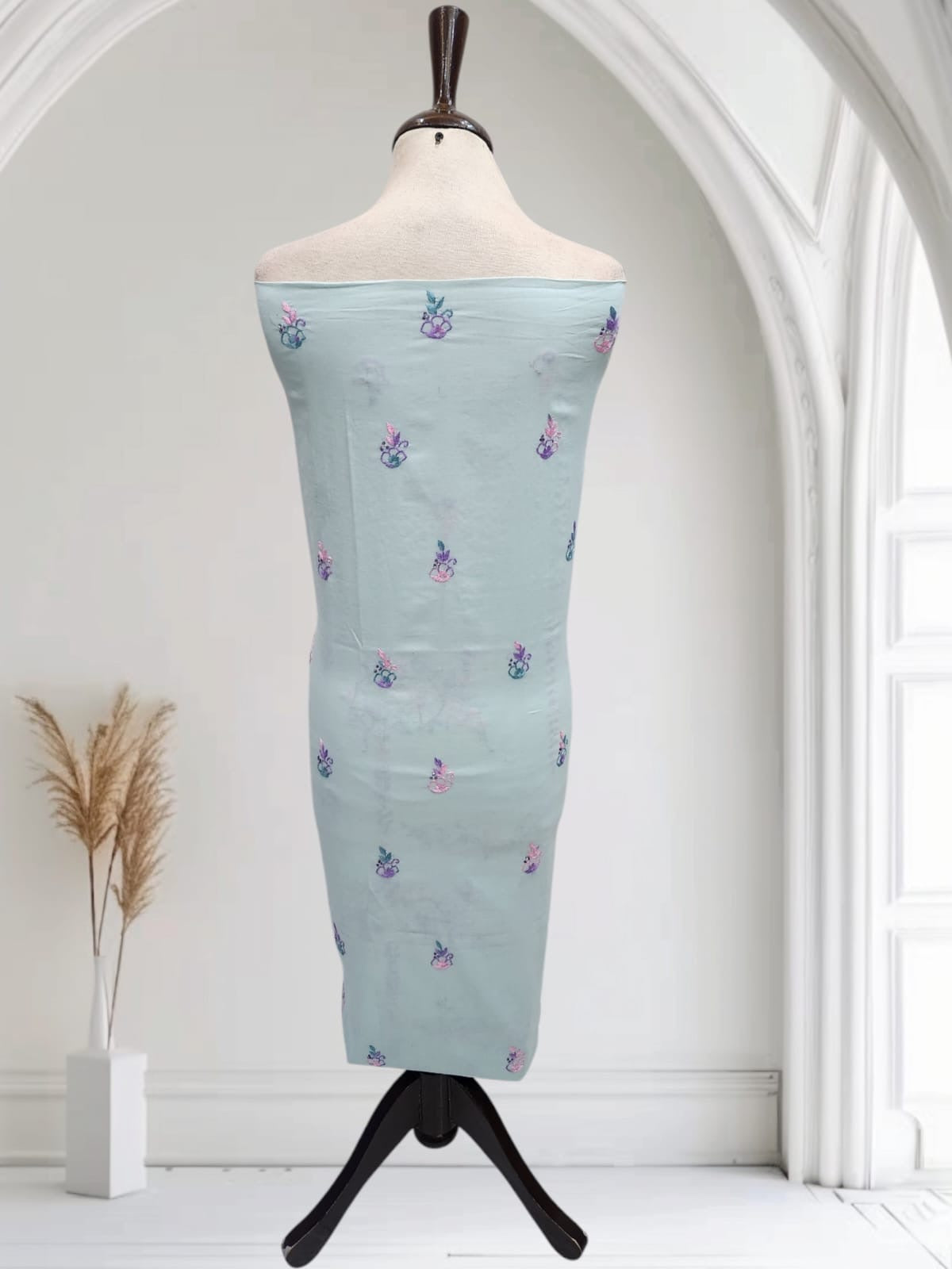 Premium collection lawn hand embroidered shirt
