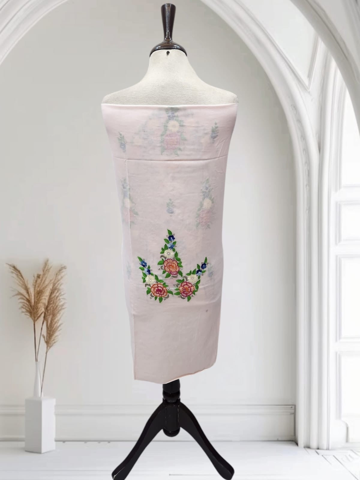 Branded lawn hand embroidered shirt