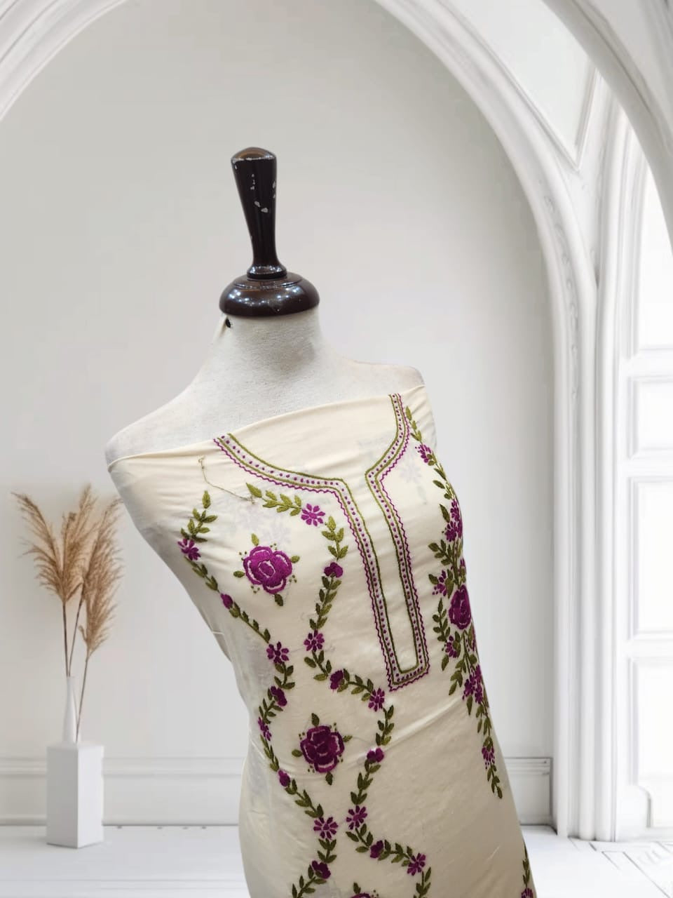 Lawn hand embroidered budget shirt