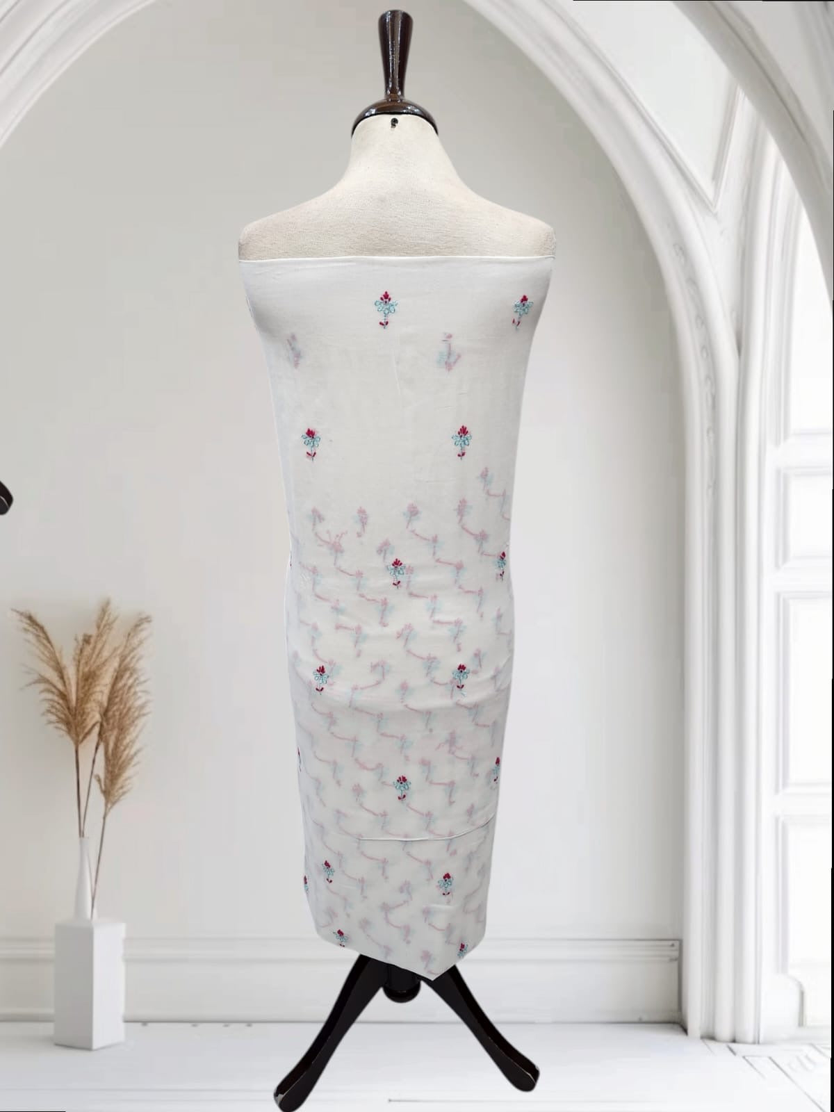 Lawn Jaal hand embroidered shirt