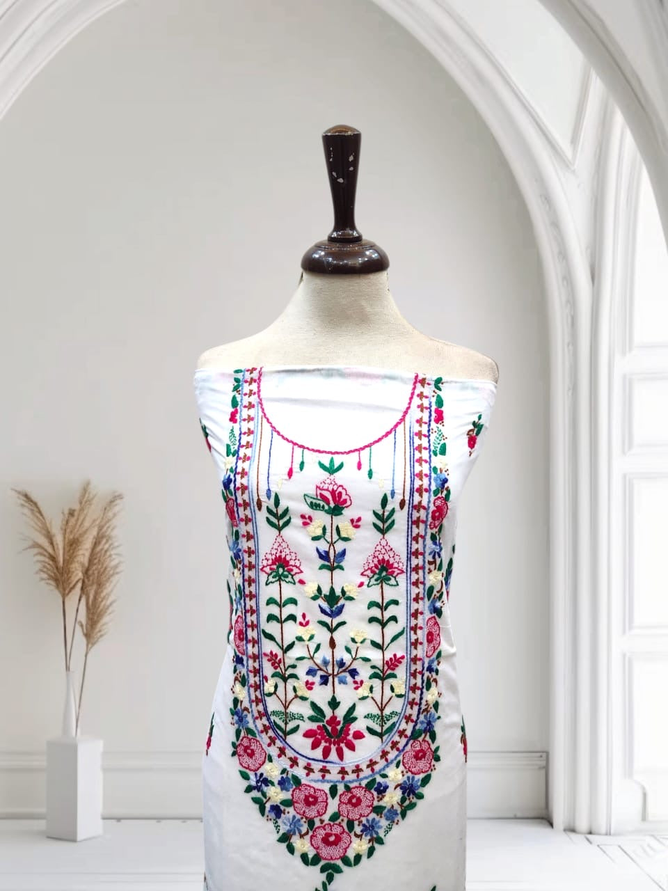 Branded lawn single thread shirt