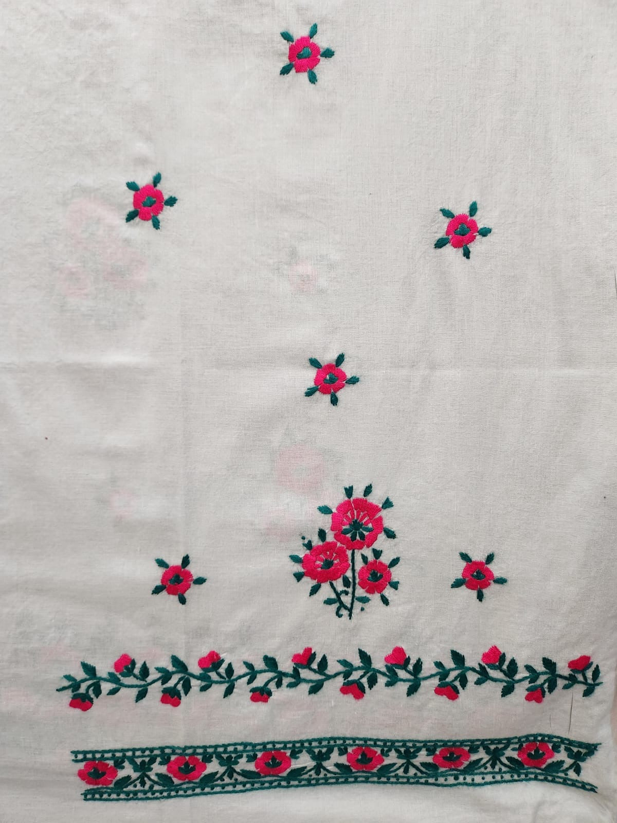 Lawn hand embroidered shirt