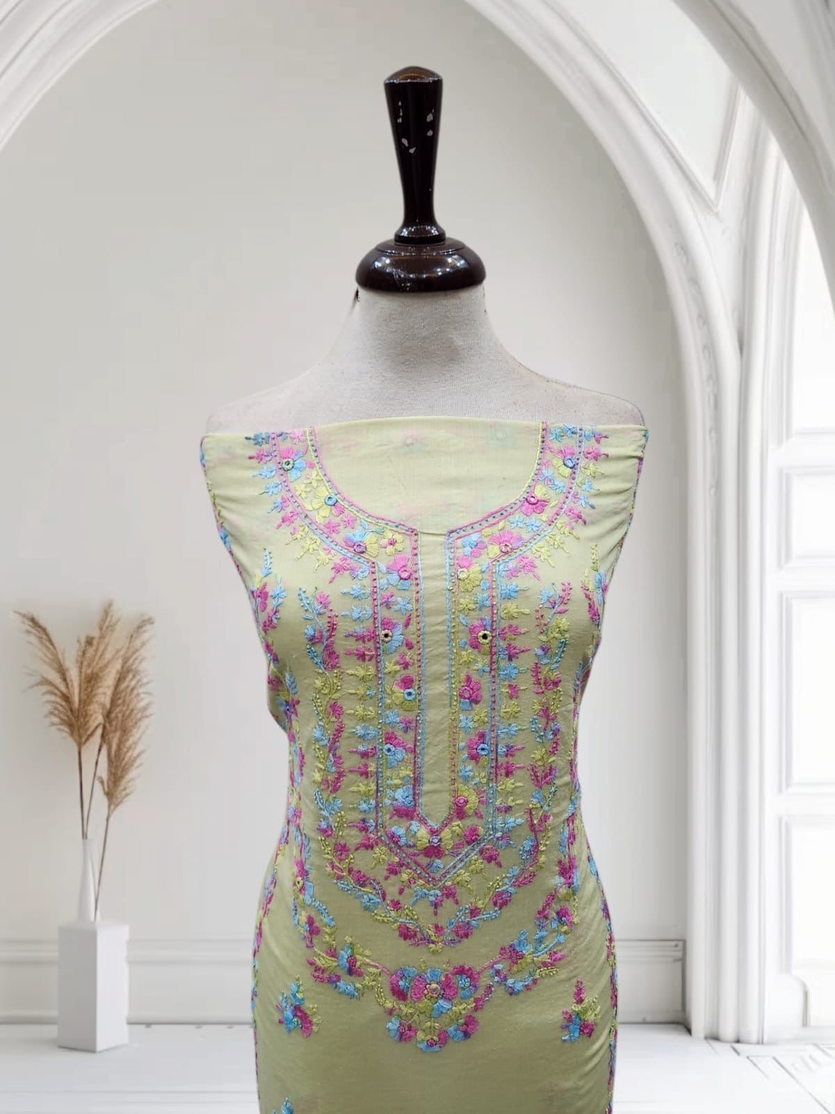 Trendy Lawn Hand Embroidered Shirt