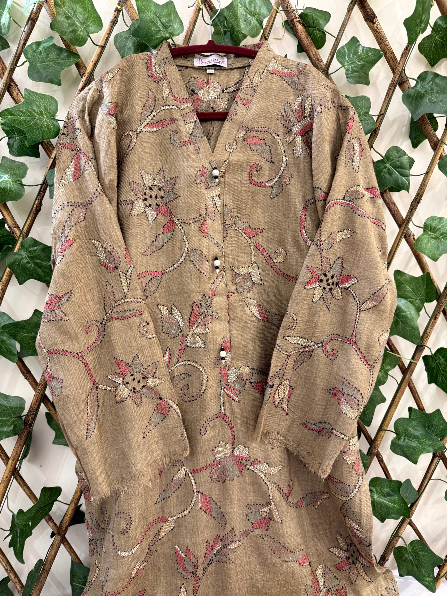Pashmina Kantha kurta size Medium