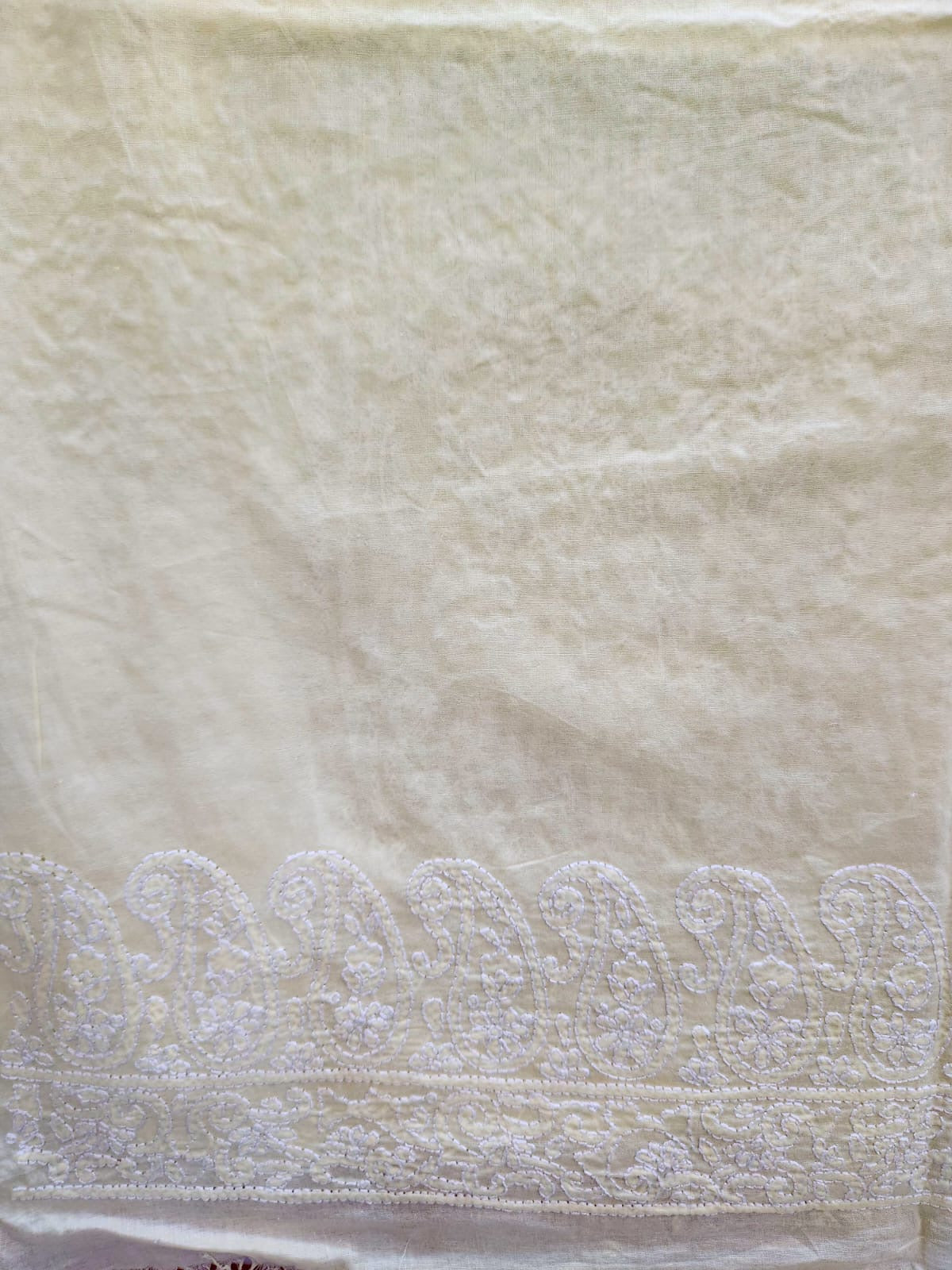 Lawn Chikankari Shirt Lemon