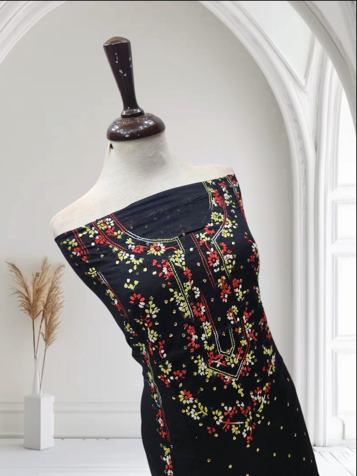Mukesh Lawn Hand embroidered shirt