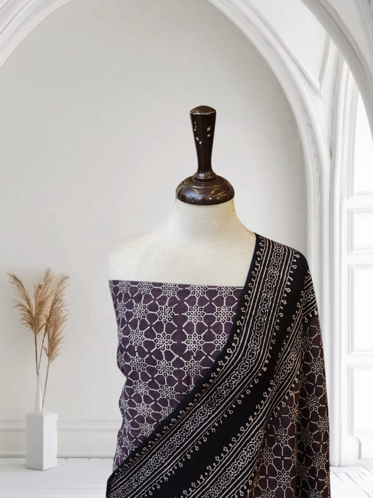 Linen Natural dyed 2pc shirt and duppatta