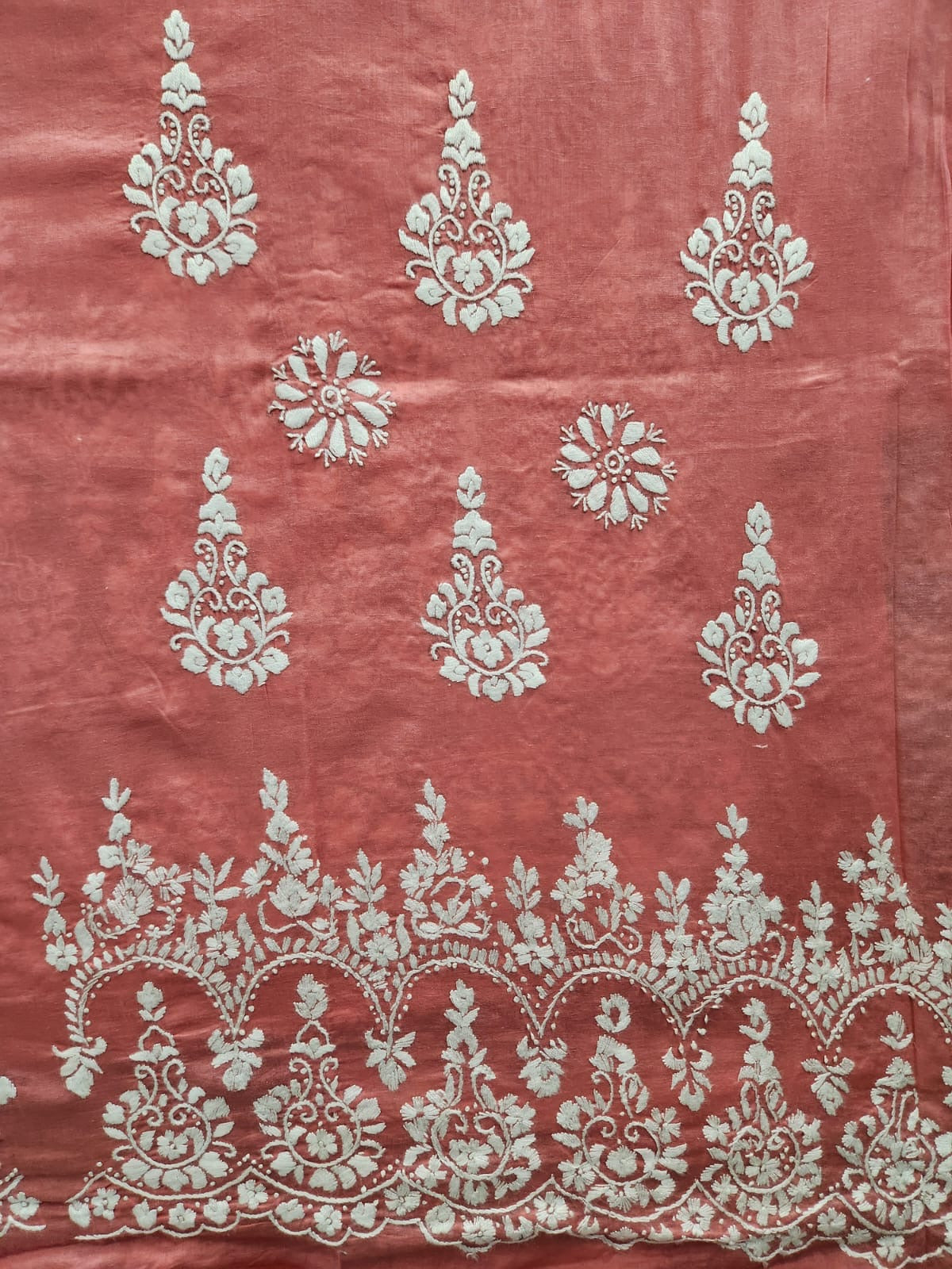 Lawn hand embroidered shirt