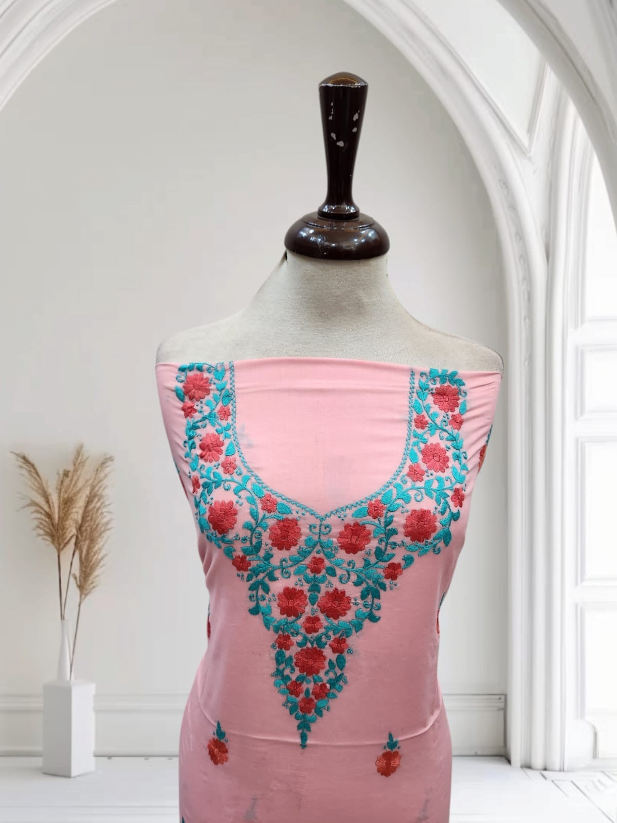 Lawn hand Embroidered shirt
