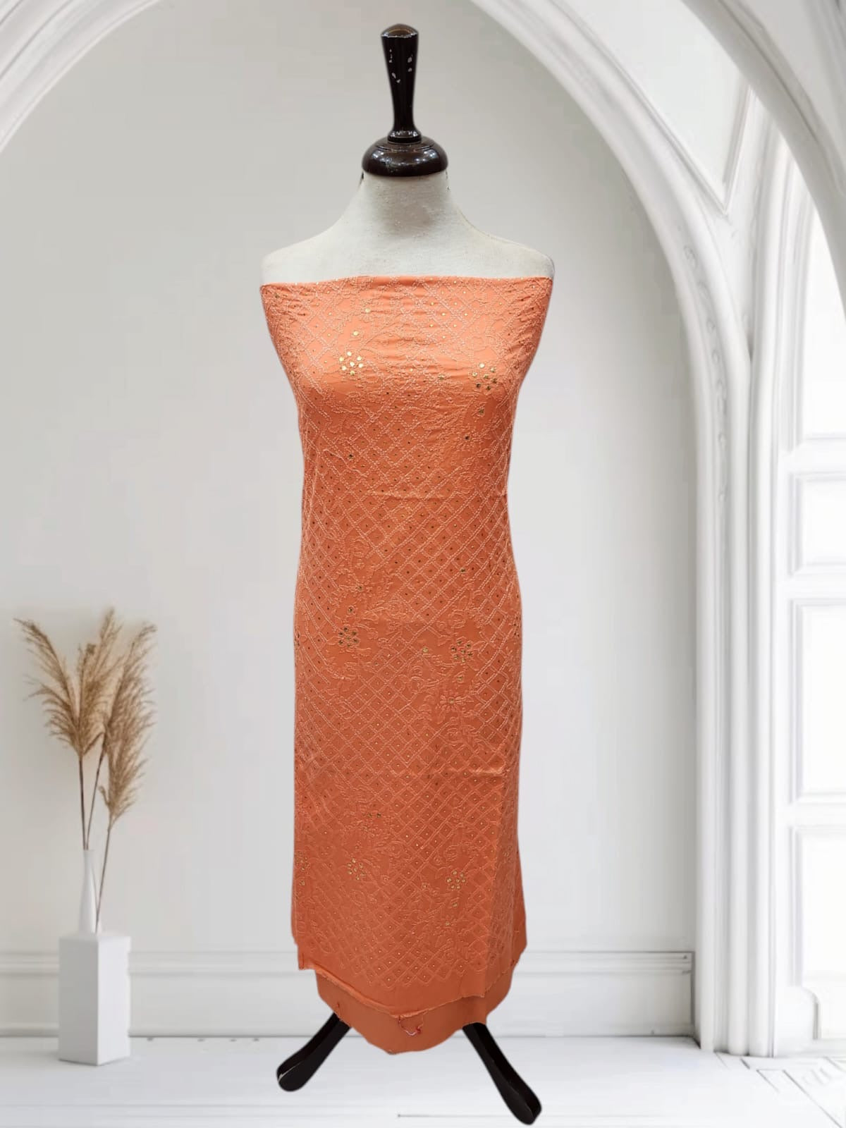 Chikankari Mukesh Lawn Shirt