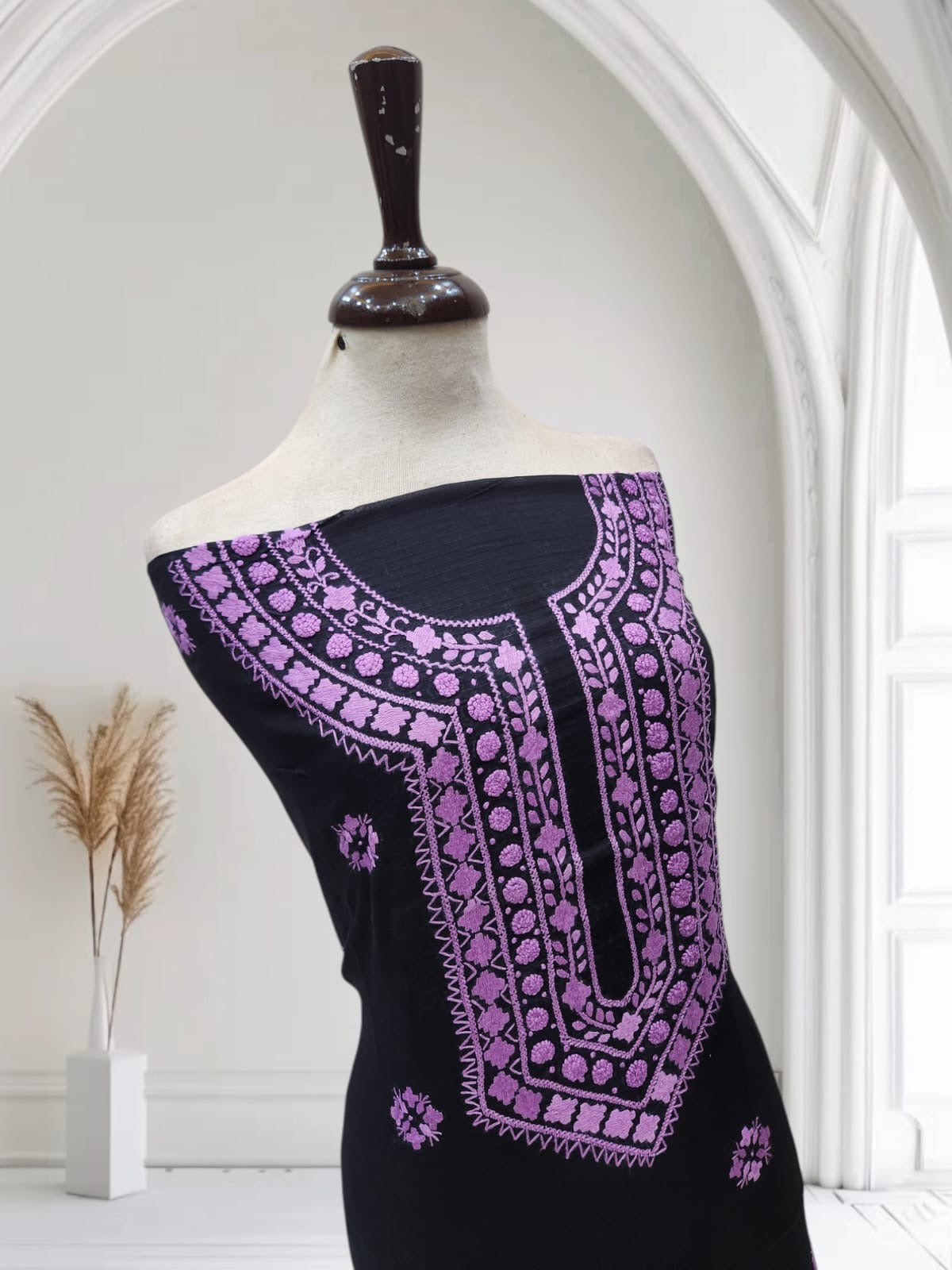 Gul e sitta doria lawn shirt hand embroidered
