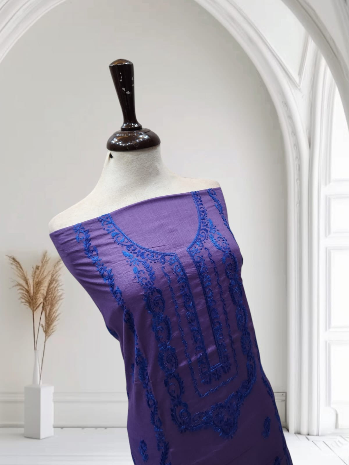 Budget wali lawn hand embroidered shirt