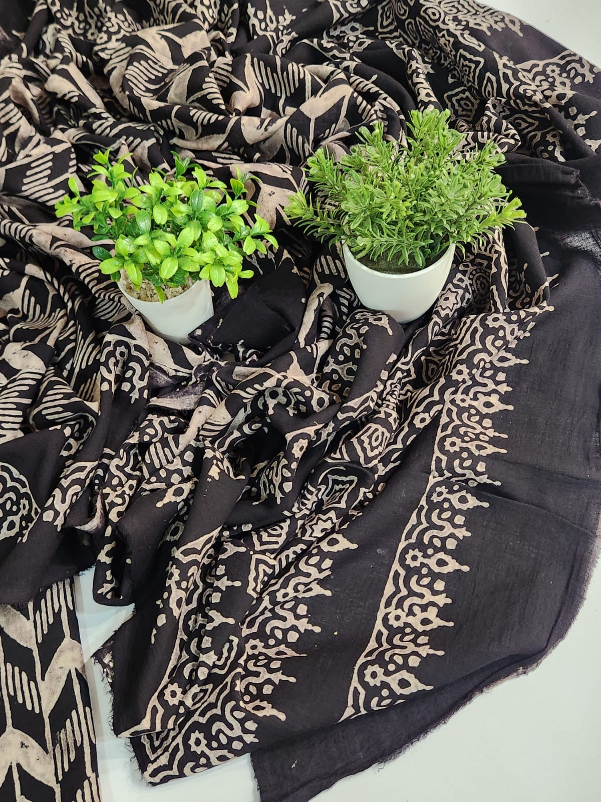 Lawn Natural dyed Shirt and Dupatta