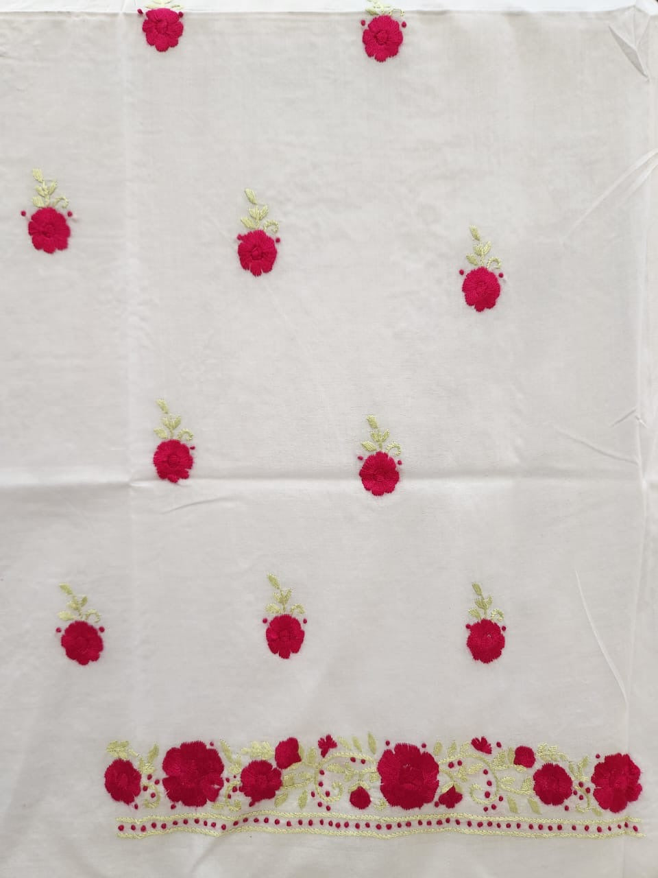 Lawn hand embroidered shirt