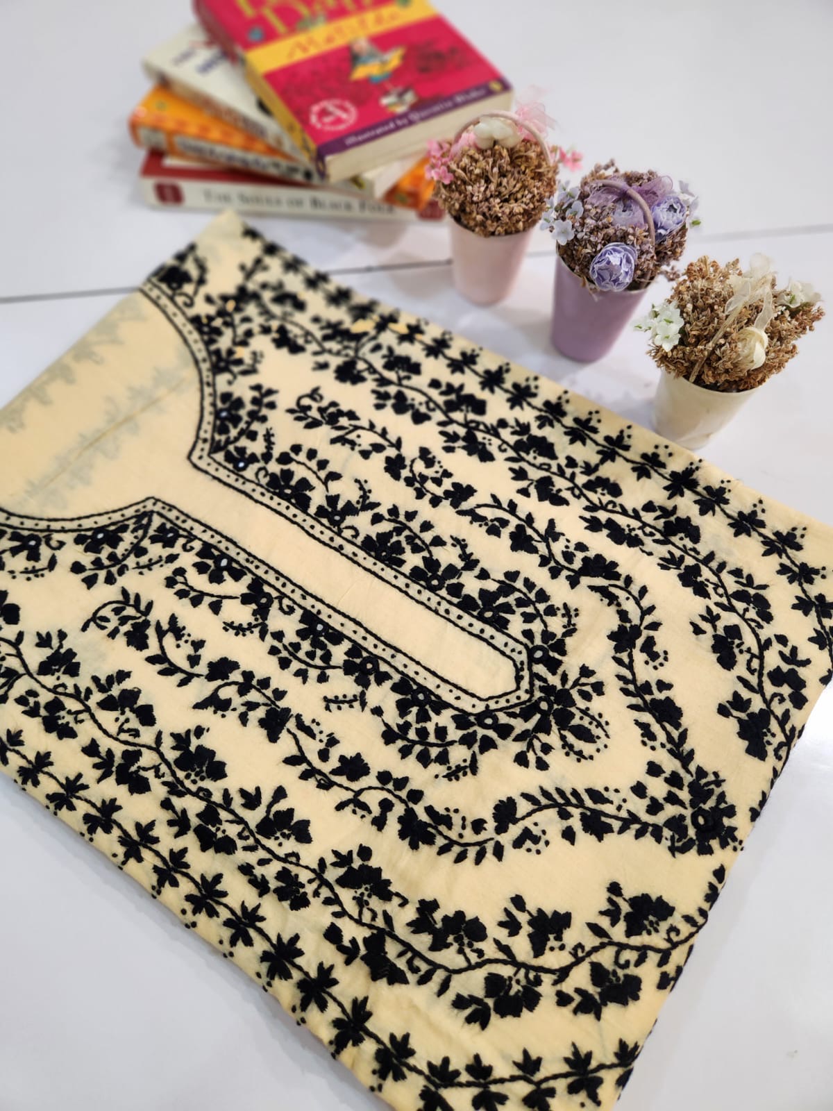 Rare Combination Lawn hand embroidered shirt
