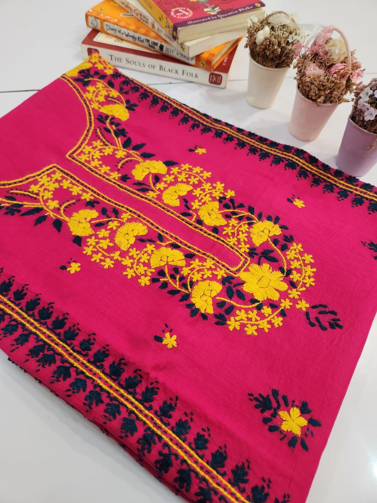 Best for Basant lawn hand embroidered shirt