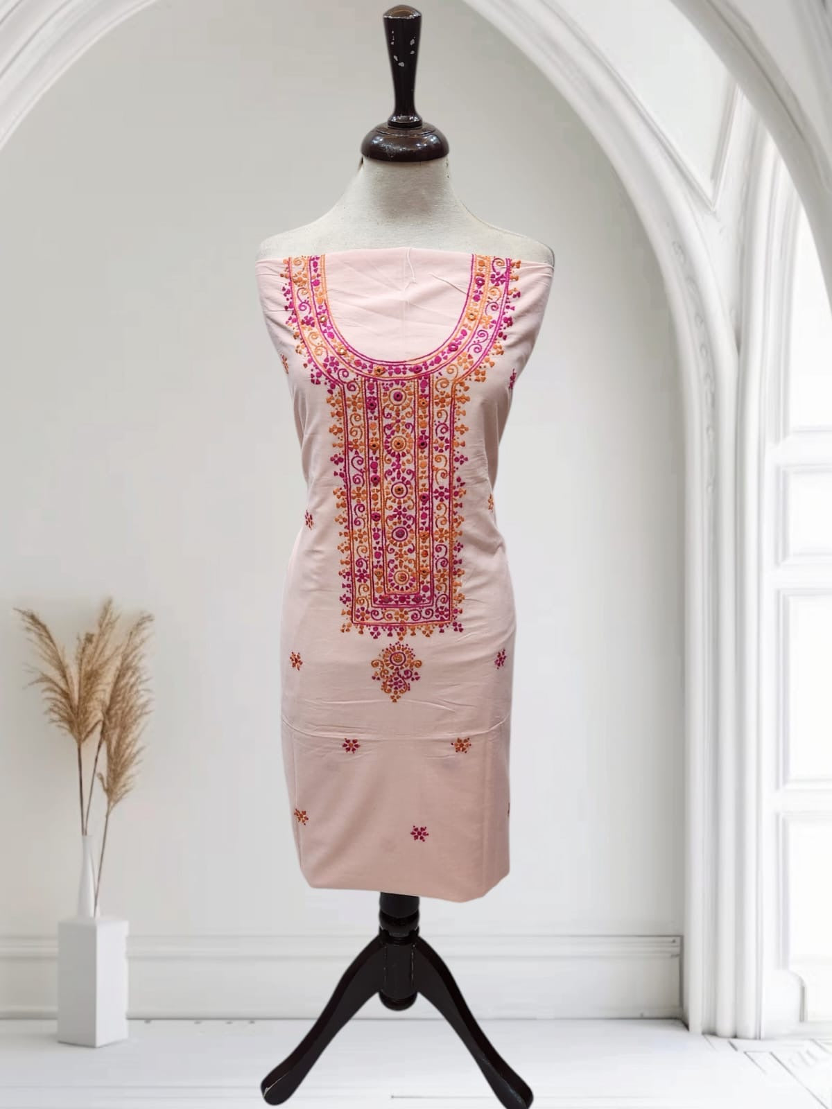 Branded lawn hand embroidered shirt