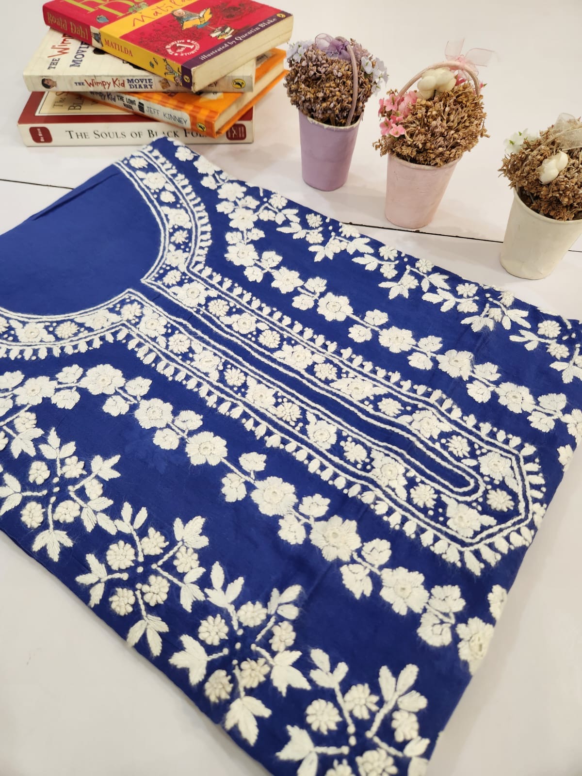 Budget friendly lawn hand embroidered shirt