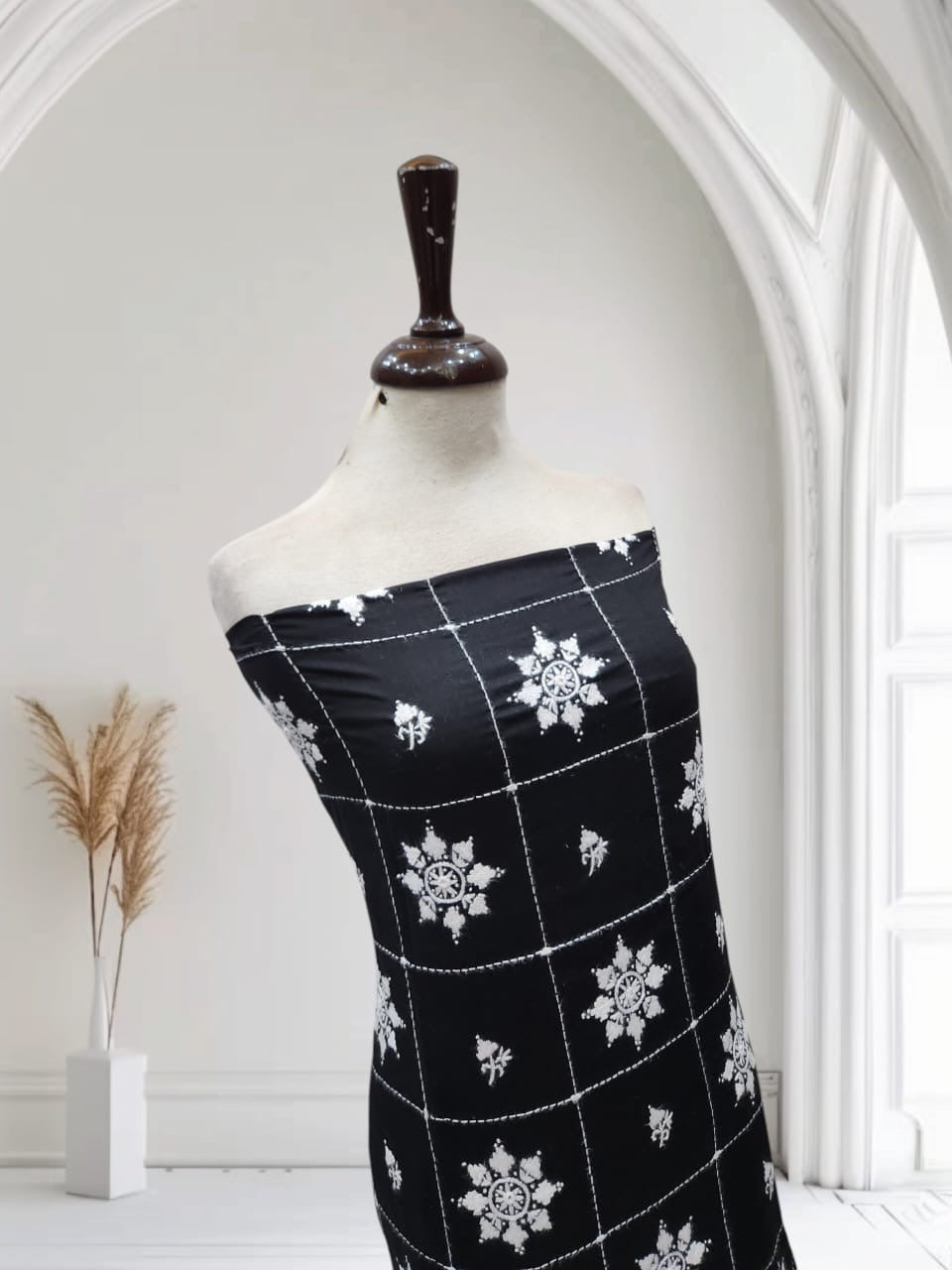 Tarkashi lawn hand embroidered shirt