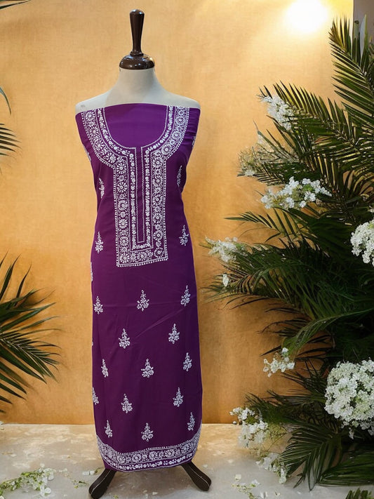 Noor E nazar Purple lawn 2pc