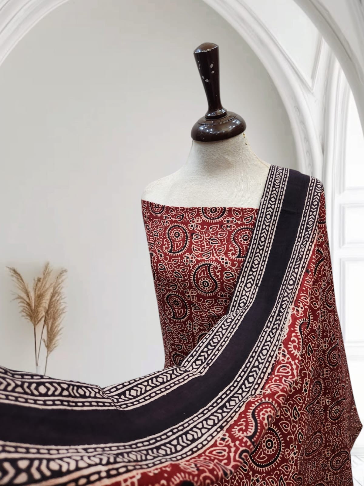 Sale on Linen Natural Dyed 2pc Shirt and Dupatta