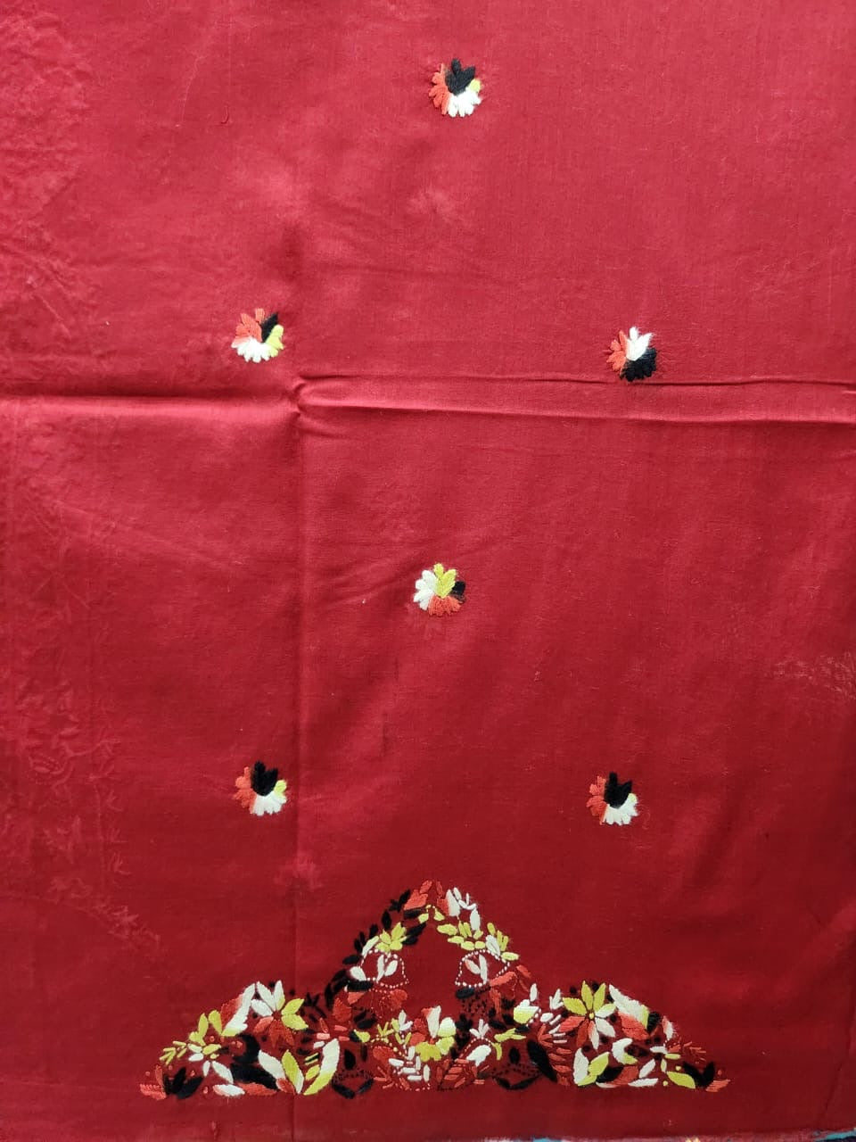 Lawn hand embroidered shirt
