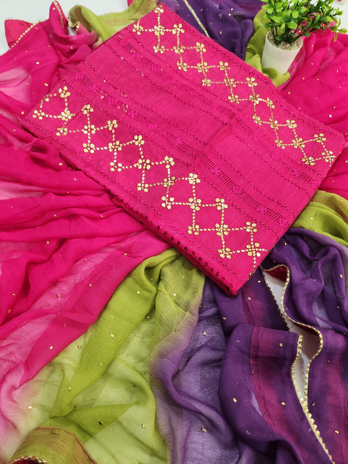 Premium Raw silk 3pc (advance payment)
