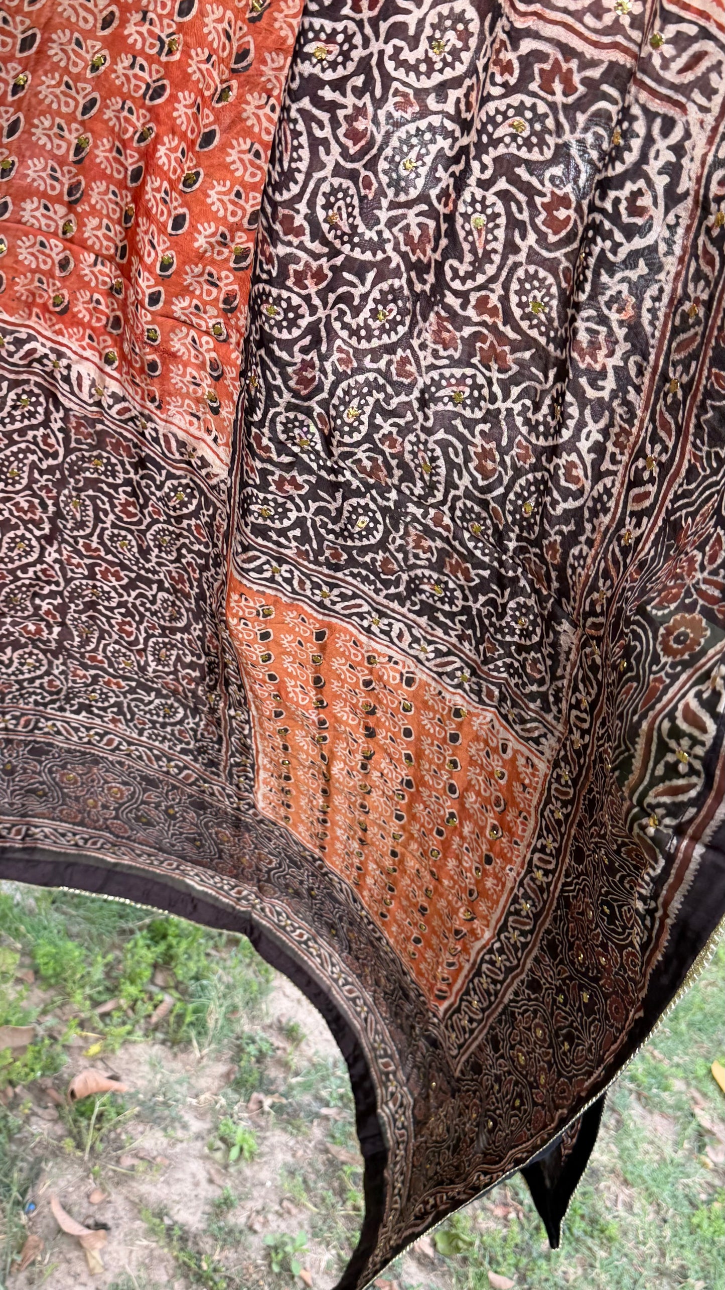 Medium Silk with Mukesh Dupatta